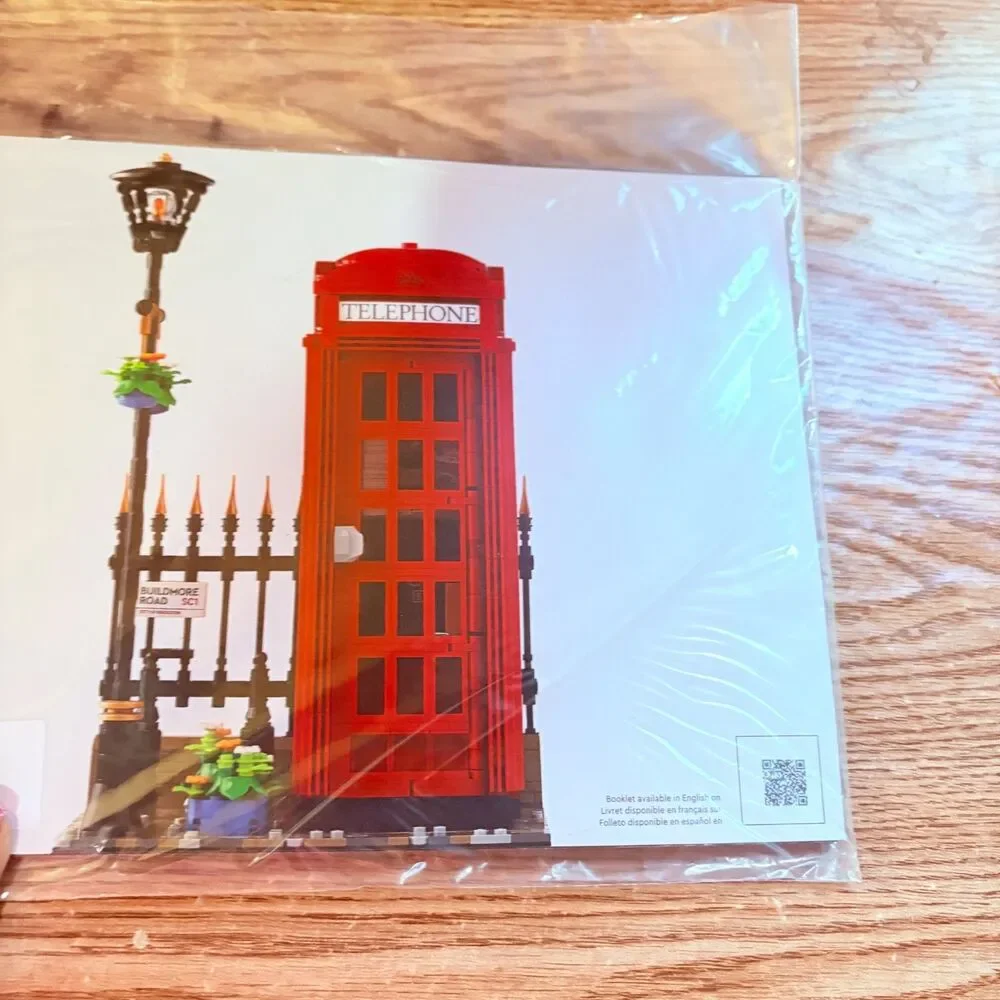 Lego Telephone Booth Red Instruction Book Only No Bricks